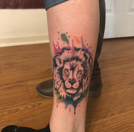 Tattoos - lion - 137696